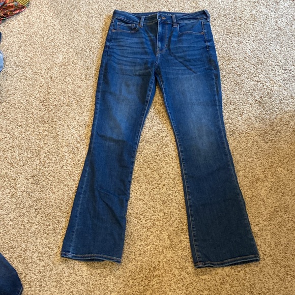 AE Hi-Rise Skinny Kick Jeans - Picture 3 of 6